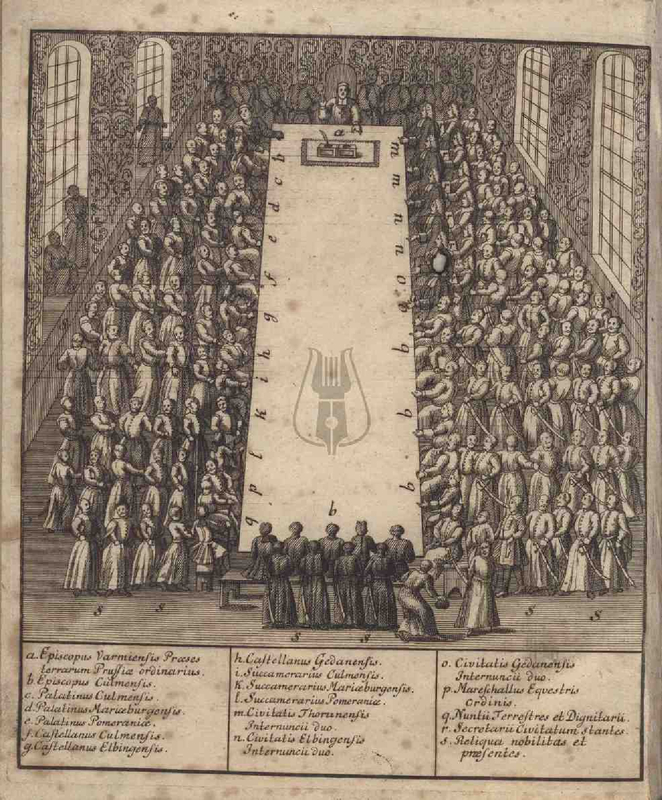 Przedstawienie sejmiku generalnego pruskiego