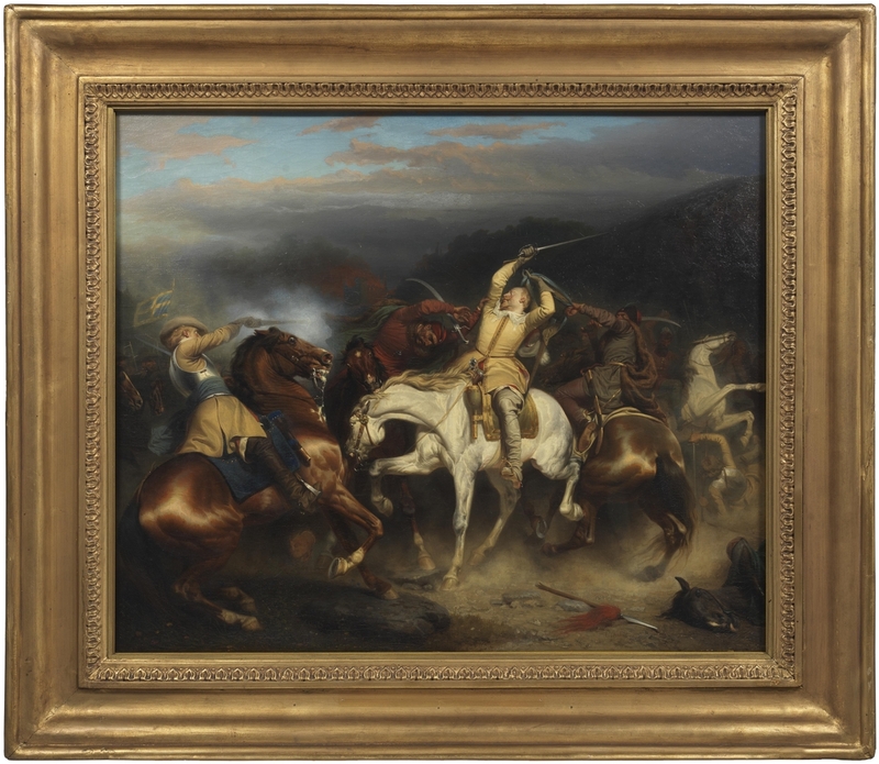 Bitwa pod Trzcianą / Carl Wahlbom (1854)