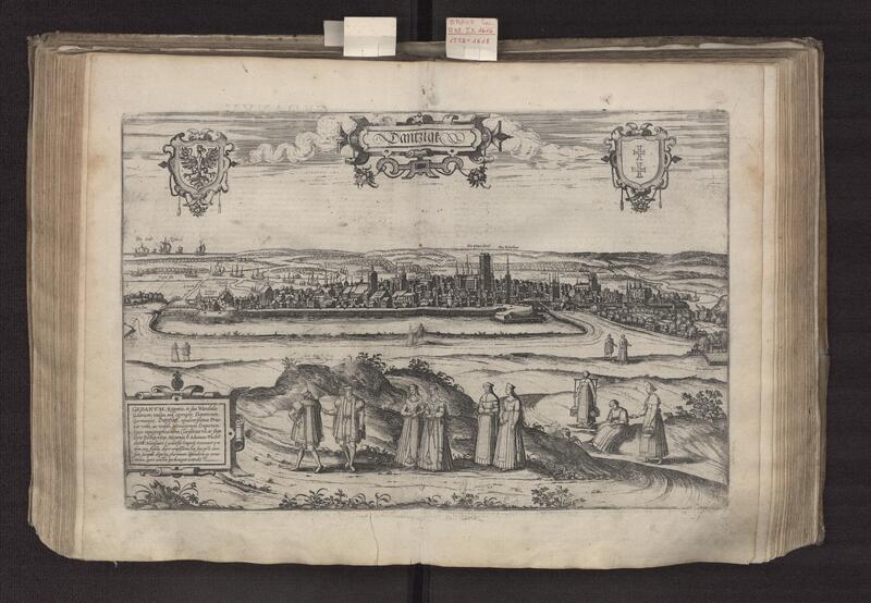 Gdańsk, 16 w. - panorama / Georg Braun (1600)