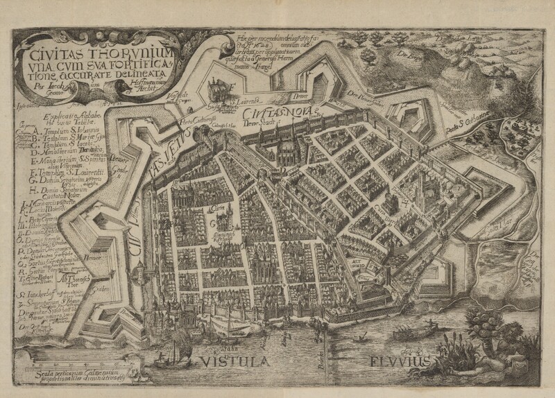 Plan Torunia / Jakub Hoffmann (1631)
