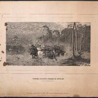 Utarczka hussaryi polskiej ze Szwedami / Józef Holewiński, Józef Brandt [1880]