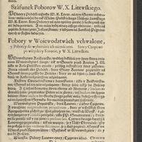 Vniwersał poborowy na Seymie Walnym Koronnym w Toruniu, Roku M.DC.XXVI. vchwalony (k. 10r)