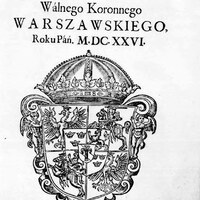 Fragment druku konstytucji Sejmu warszawskiego z 1626 r. upoważniającej króla do zwołania sejmu nadzwyczajnego